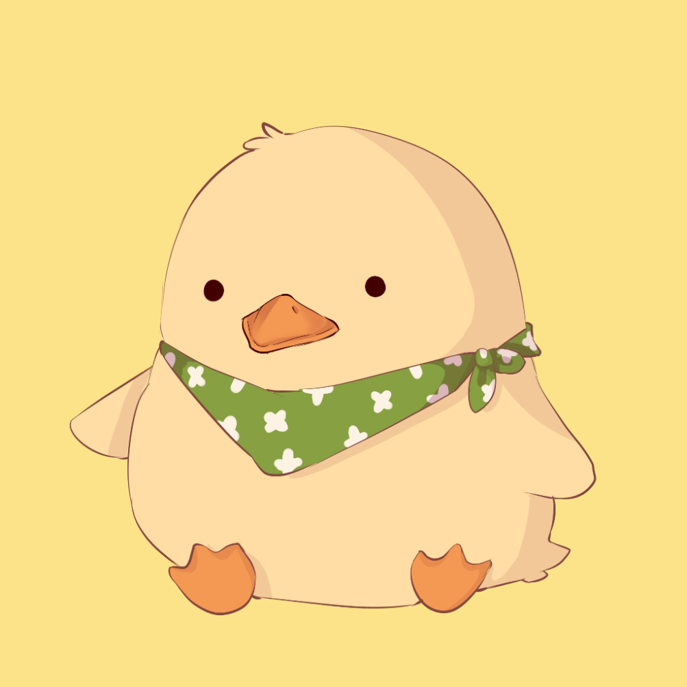 Cute baby Ducky ʕ⁠ ⁠ꈍ⁠ᴥ⁠ꈍ⁠ʔ