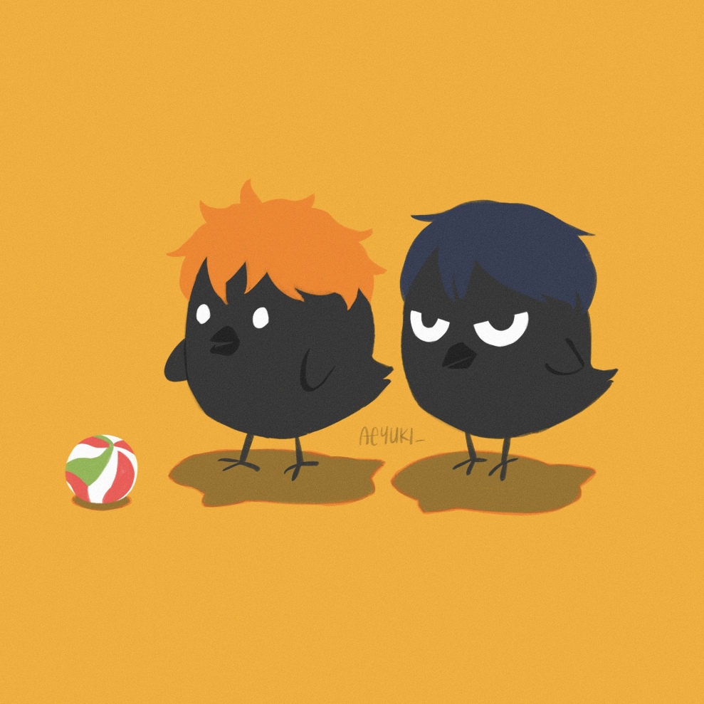 Haikyuu!! KuroKen cat version! I made this to compliment an older ...