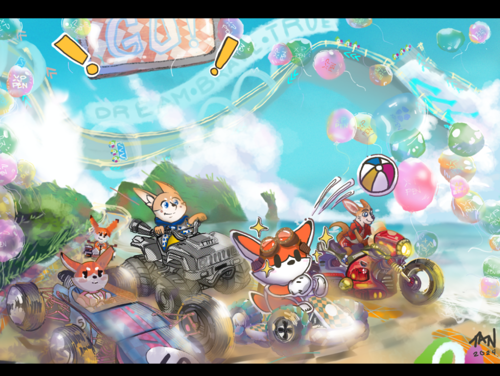 Cool Bit Racing I decide to use a bit racing video game inspiration for my entry! I add ...