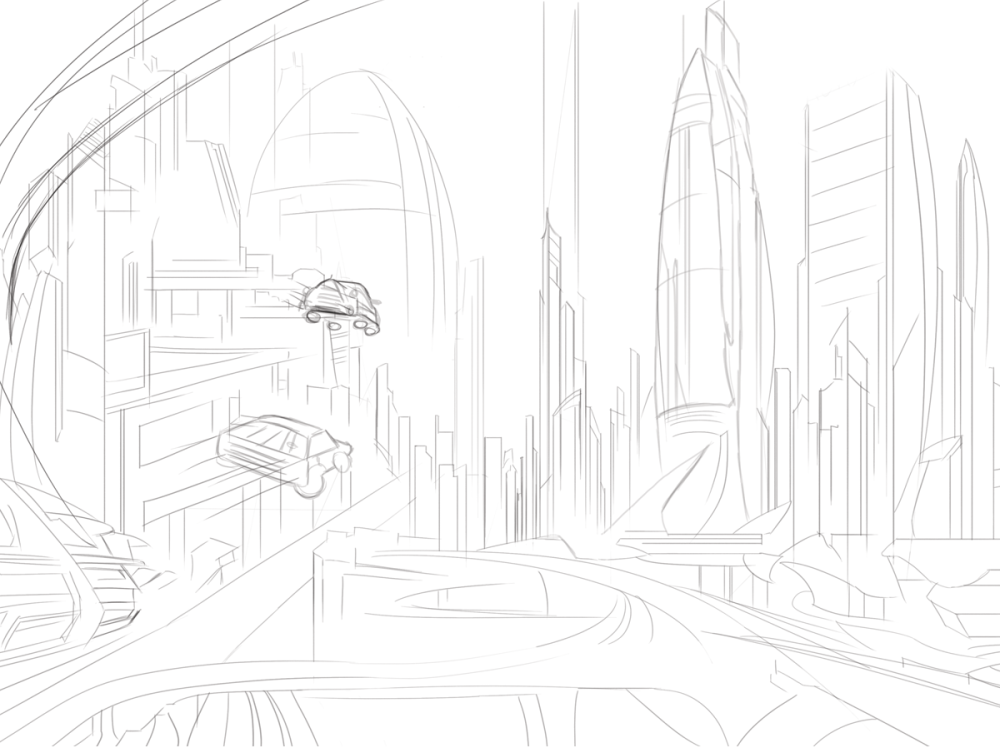 In the future, I want to draw a vibrant world that is a fierce battle ...