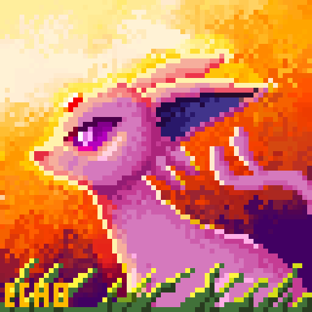 Hiii Here is my simple pixel art animation of Espeon 💫 She's one of my ...